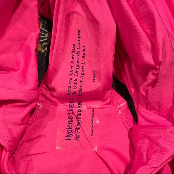 Trina Turk Monaco Halter One Piece Swimsuit Rose Size 10 - Picture 12 of 14